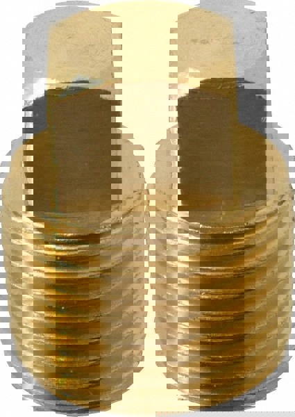 Industrial Pipe Square Head Plug: 3/8